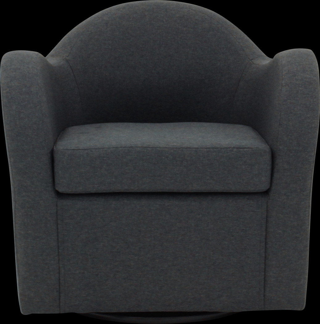 Peliel Gray Swivel Accent Chair - Thumbnail - Image 2