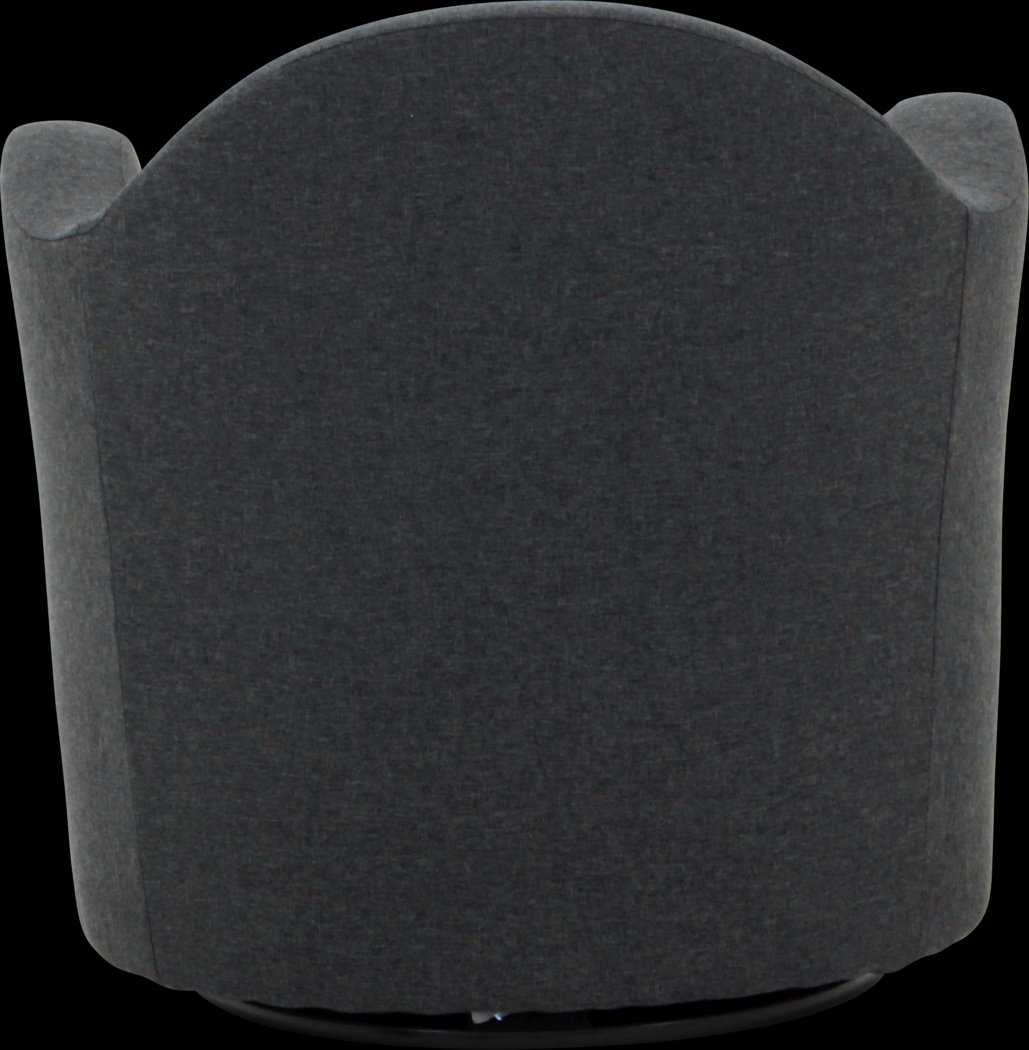 Peliel Gray Swivel Accent Chair - Thumbnail - Image 3