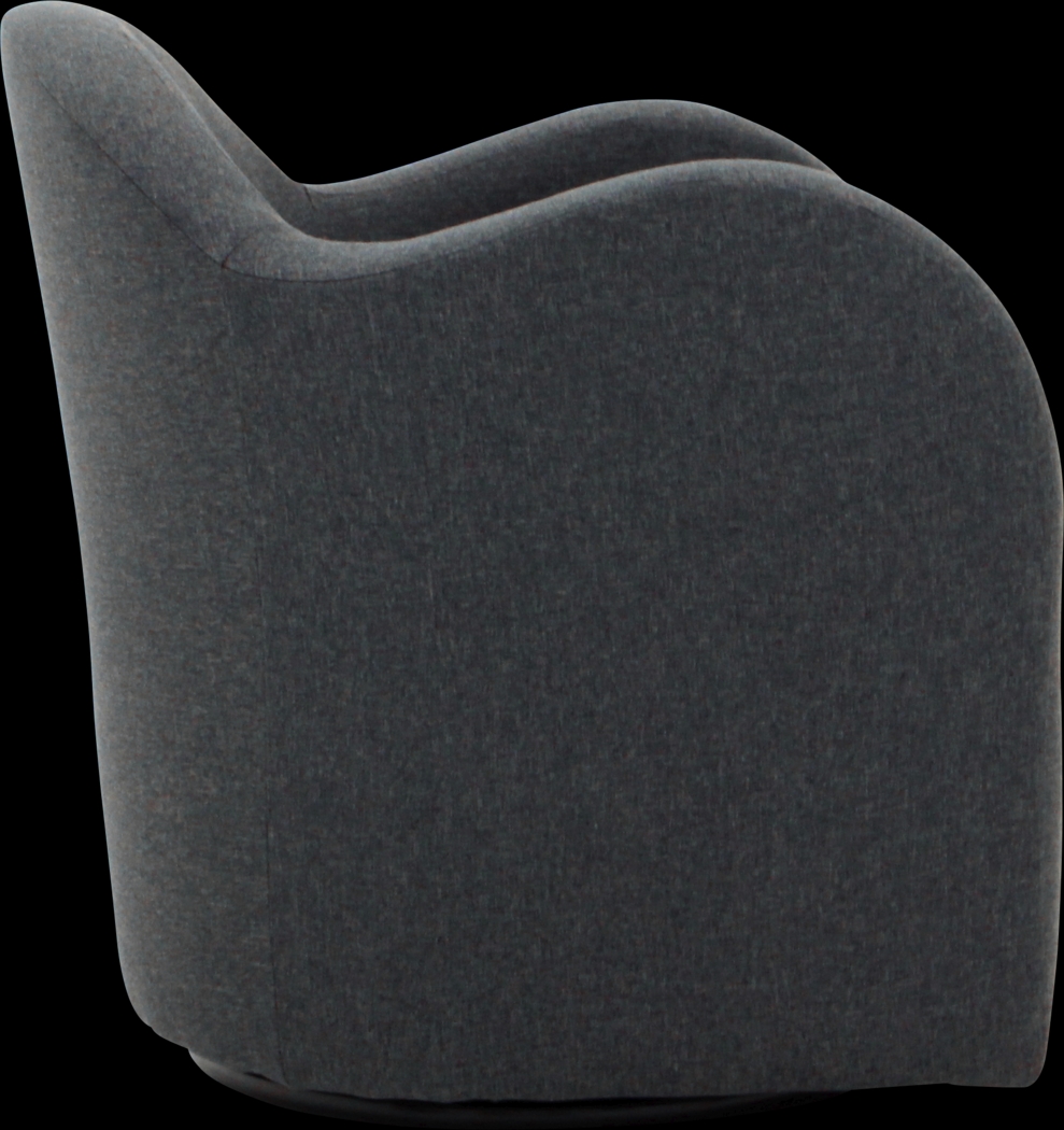 Peliel Gray Swivel Accent Chair - Thumbnail - Image 4