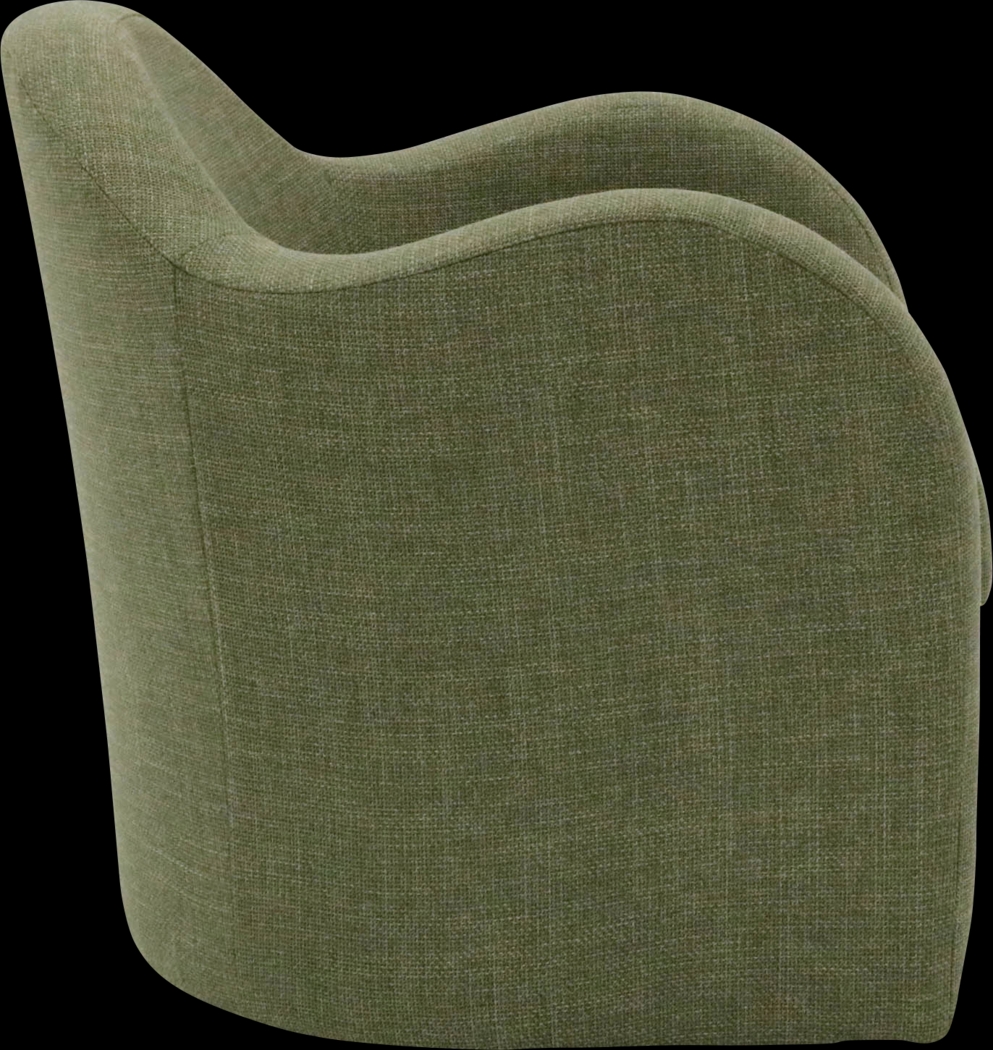 Peliel Green Swivel Accent Chair - Thumbnail - Image 4