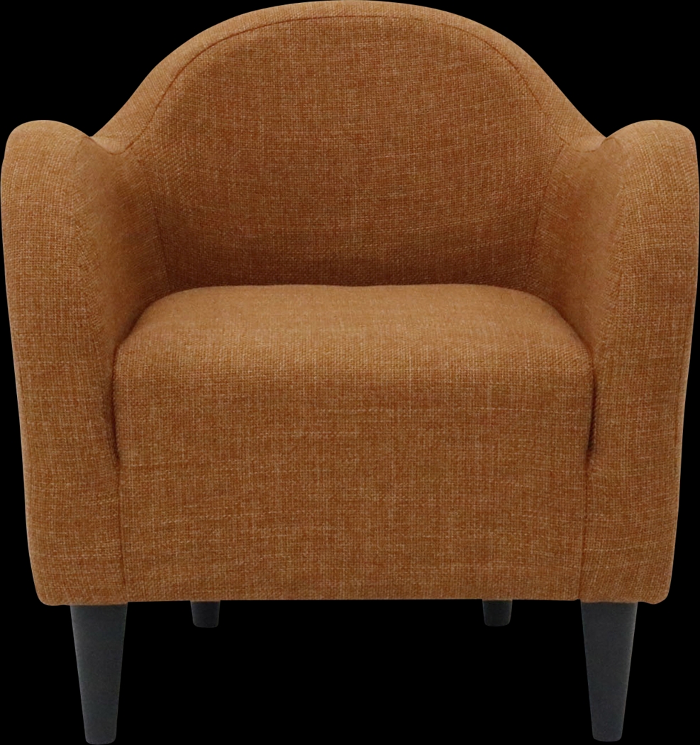 Peliel II Orange Accent Chair - Thumbnail - Image 1