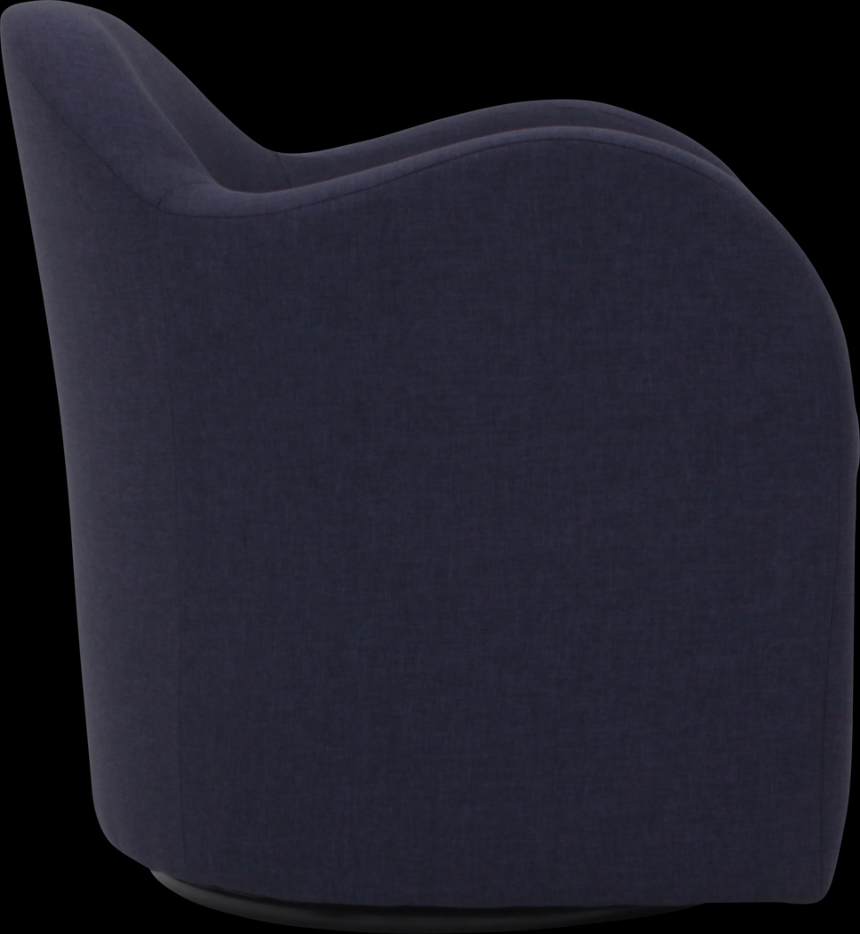 Peliel Violet Swivel Accent Chair - Thumbnail - Image 4