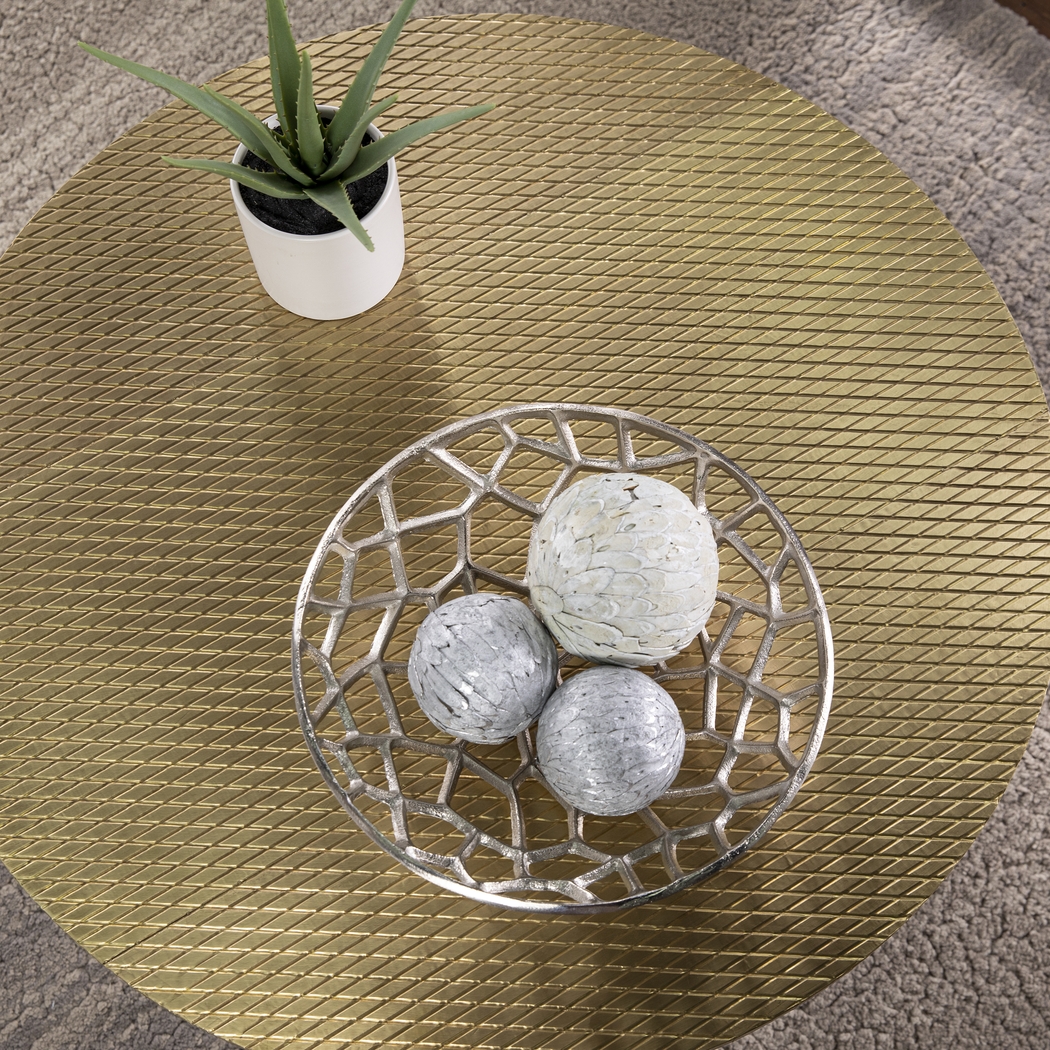 Pellinore Brass Cocktail Table - Thumbnail - Image 3