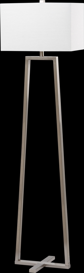 Pelouze Isle Silver Floor Lamp - Thumbnail - Image 1