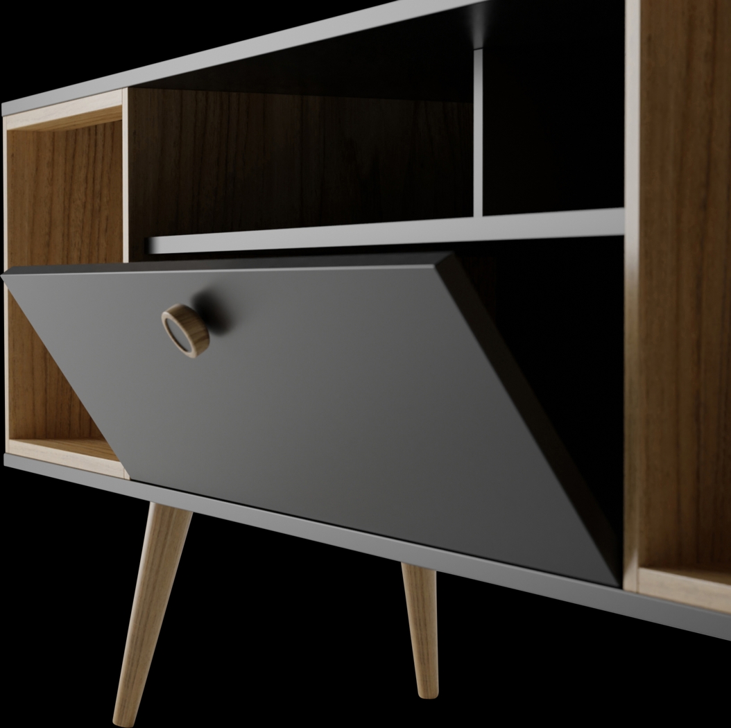 Pelto Black 63 in. Console - Thumbnail - Image 2