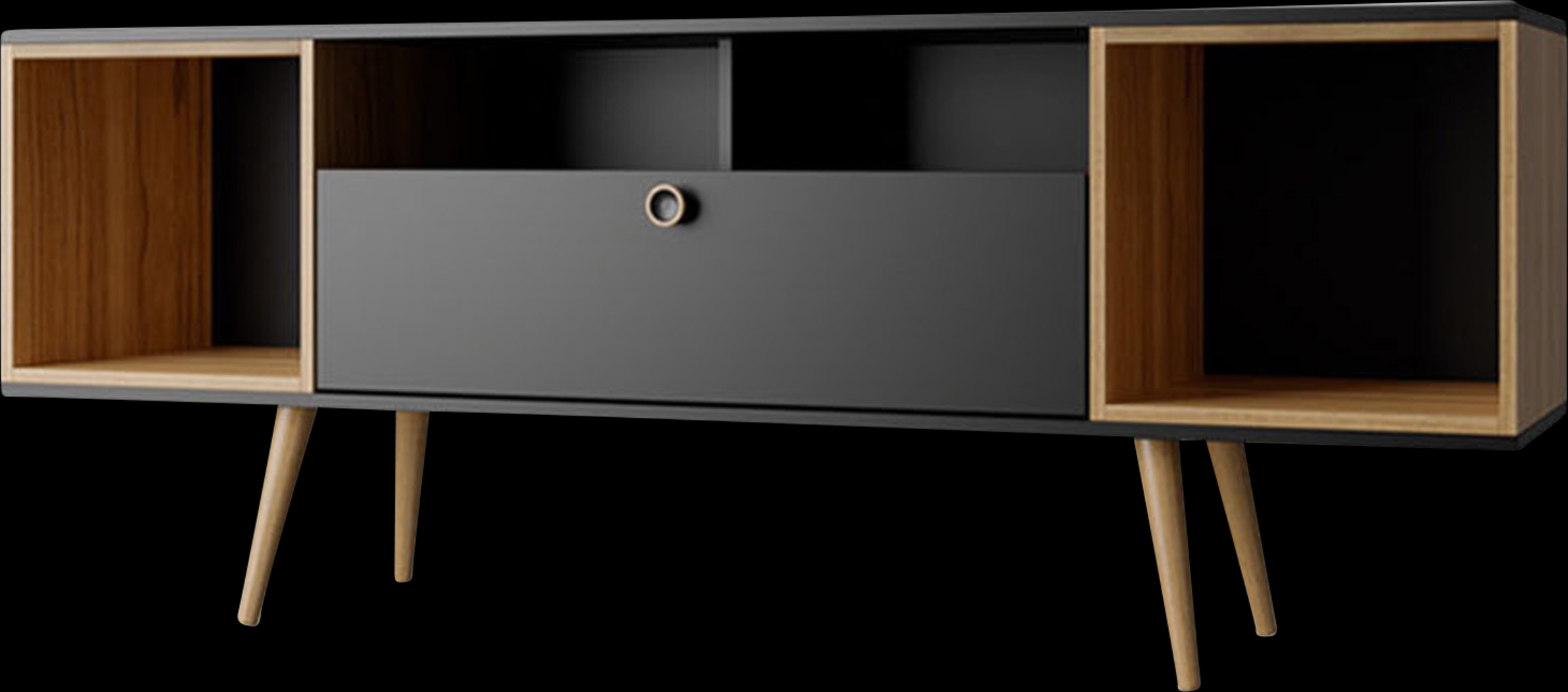 Pelto Black 63 in. Console - Thumbnail - Image 5