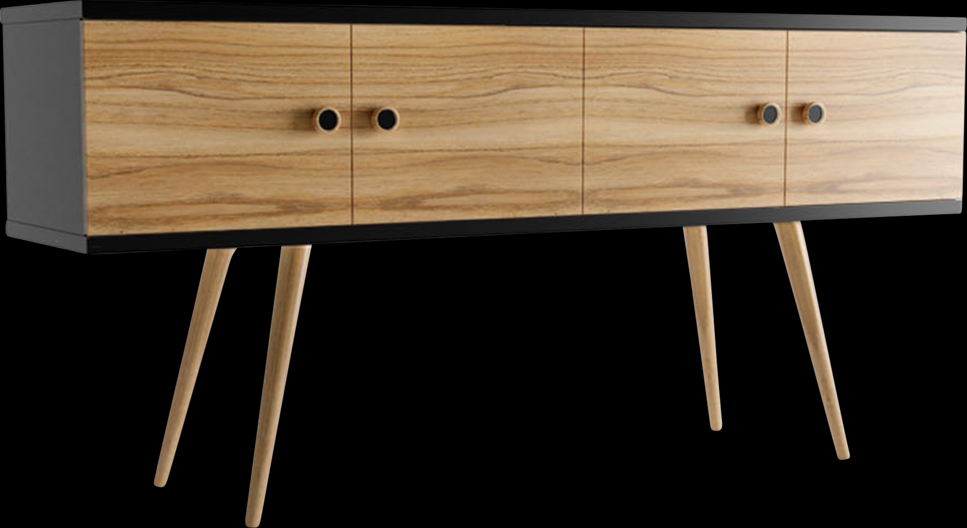 Pelto Black Sideboard - Thumbnail - Image 4