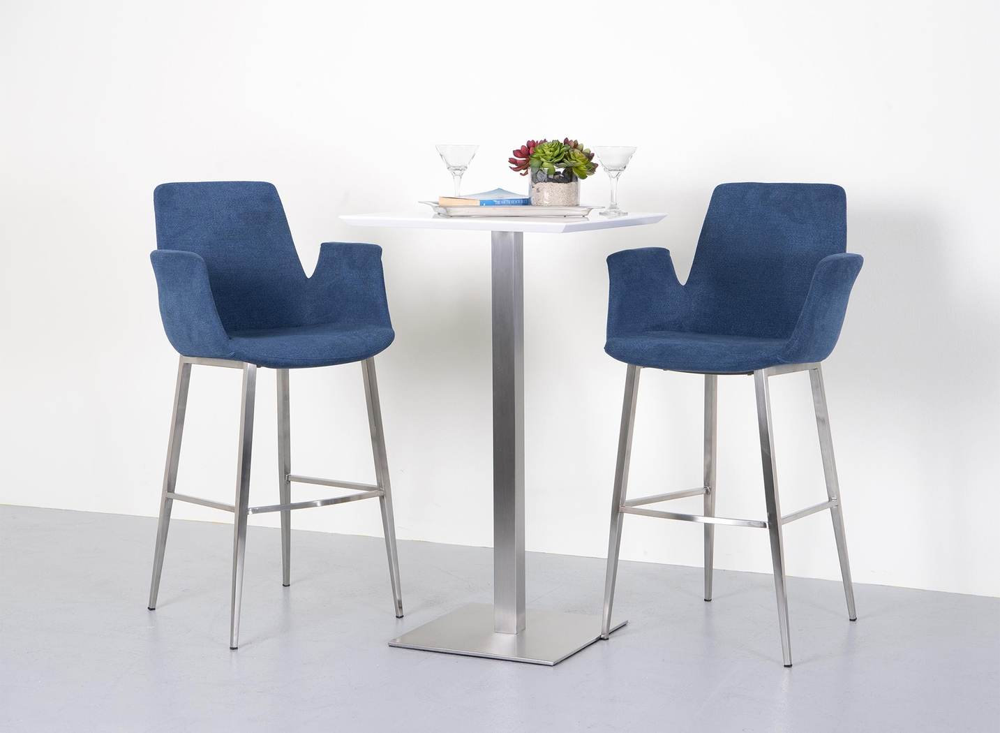 Pembina White Bar Table - Thumbnail - Image 4