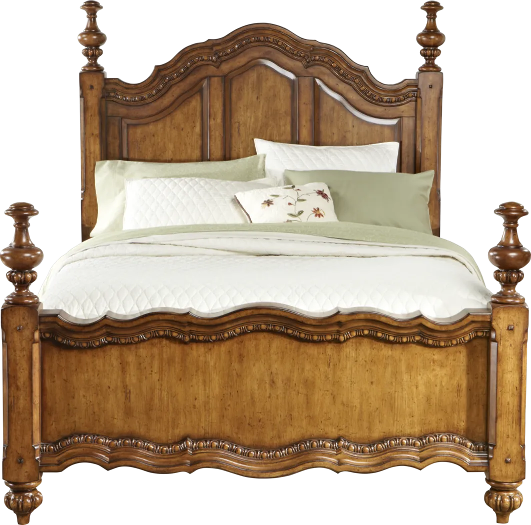Pembroke Post 3 Pc Queen Bed - Thumbnail - Image 1