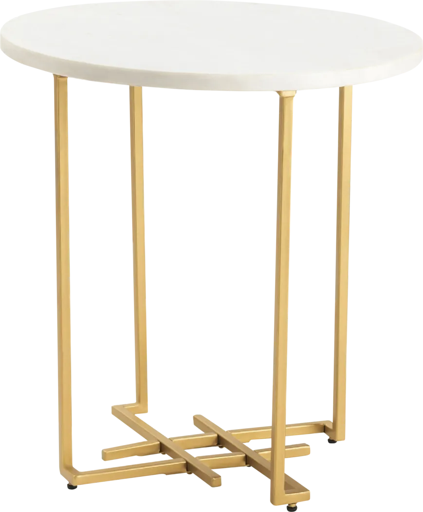 Pembroke White End Table - Thumbnail - Image 1