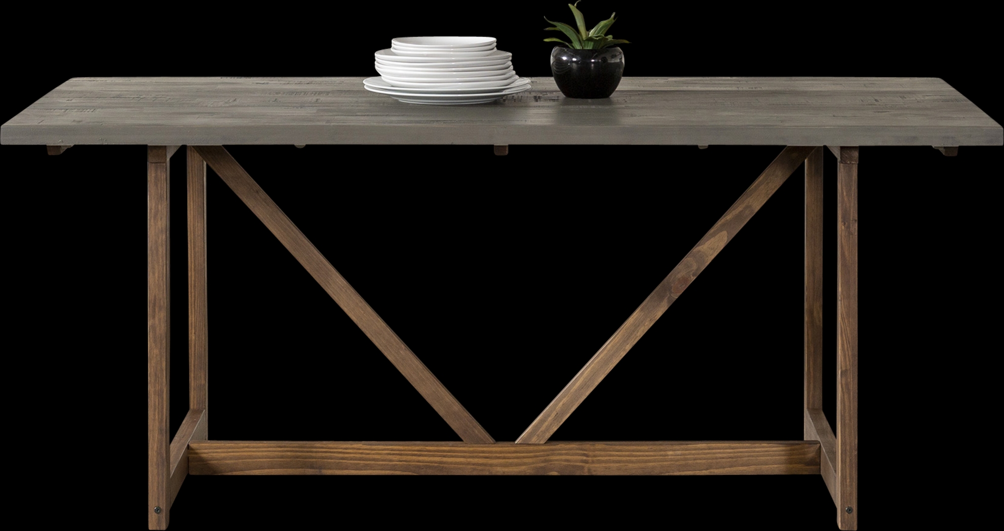 Pembrooke Gray Dining Table - Thumbnail - Image 8