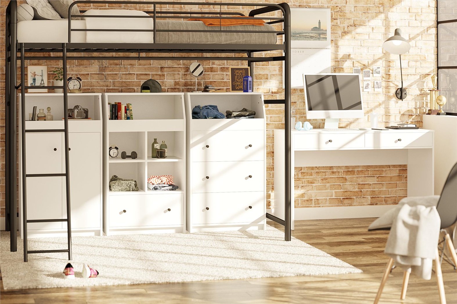 Pemiscot White Accent Cabinet - Thumbnail - Image 10