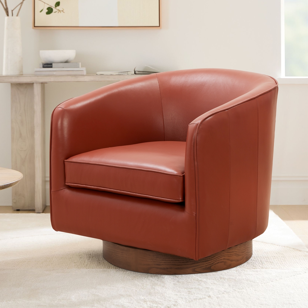 Penasco Carmel Swivel Accent Chair - Thumbnail - Image 2