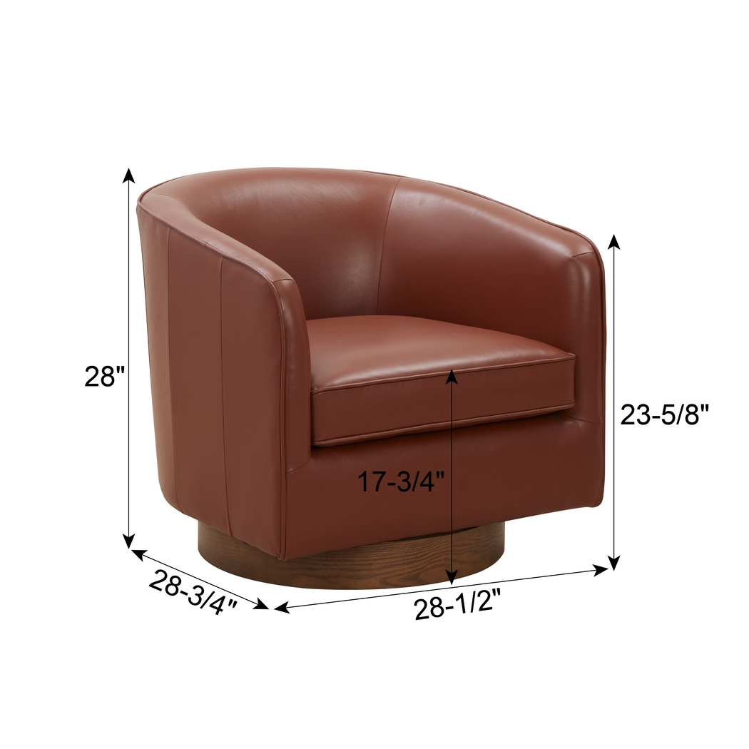 Penasco Carmel Swivel Accent Chair - Thumbnail - Image 15