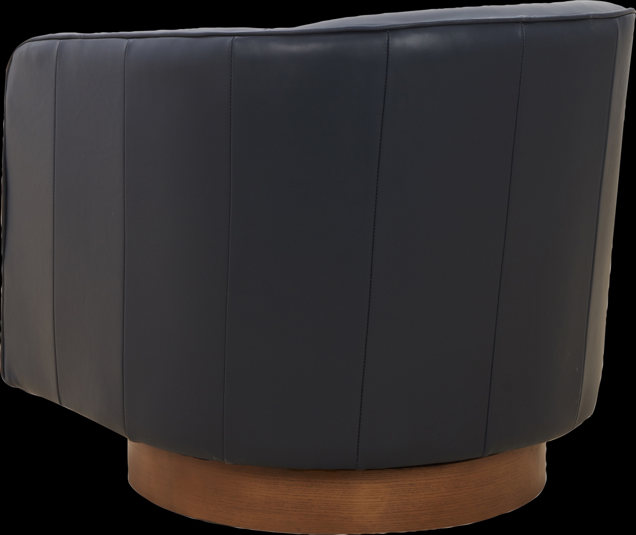 Penasco Dark Blue Swivel Accent Chair - Thumbnail - Image 12