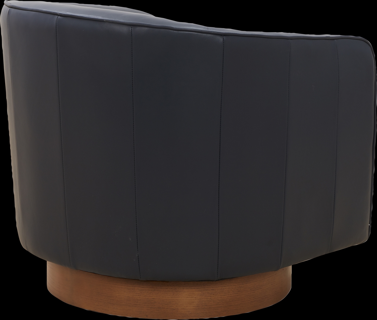 Penasco Dark Blue Swivel Accent Chair - Thumbnail - Image 13