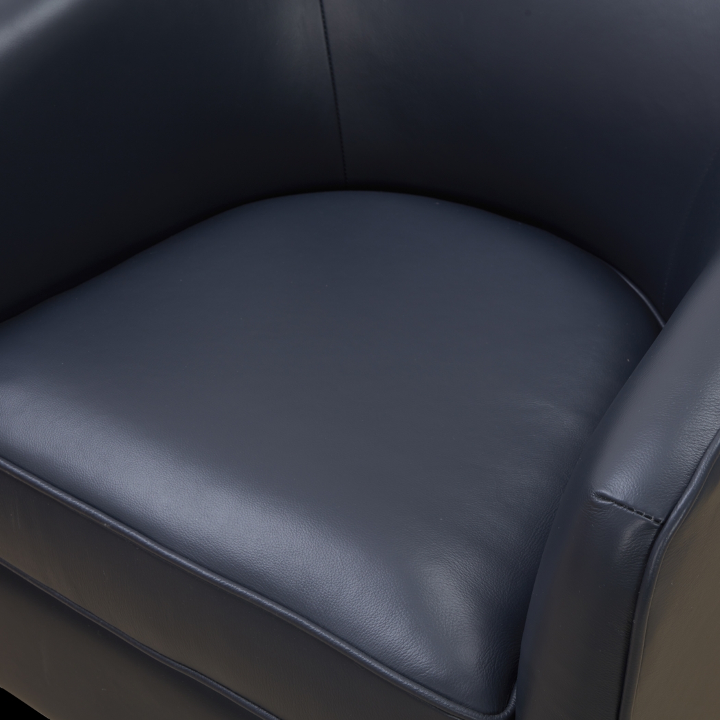 Penasco Dark Blue Swivel Accent Chair - Thumbnail - Image 9