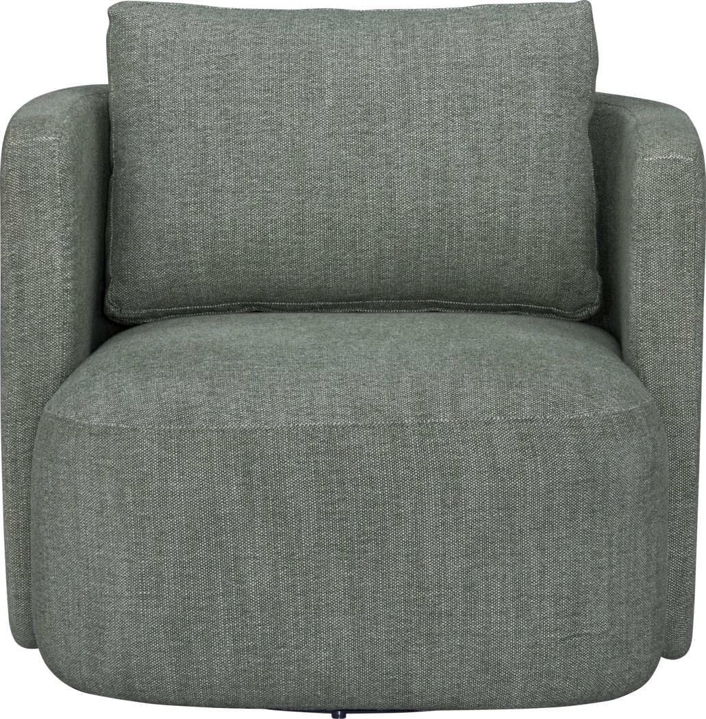 Penelope Green Swivel Chair - Thumbnail - Image 2