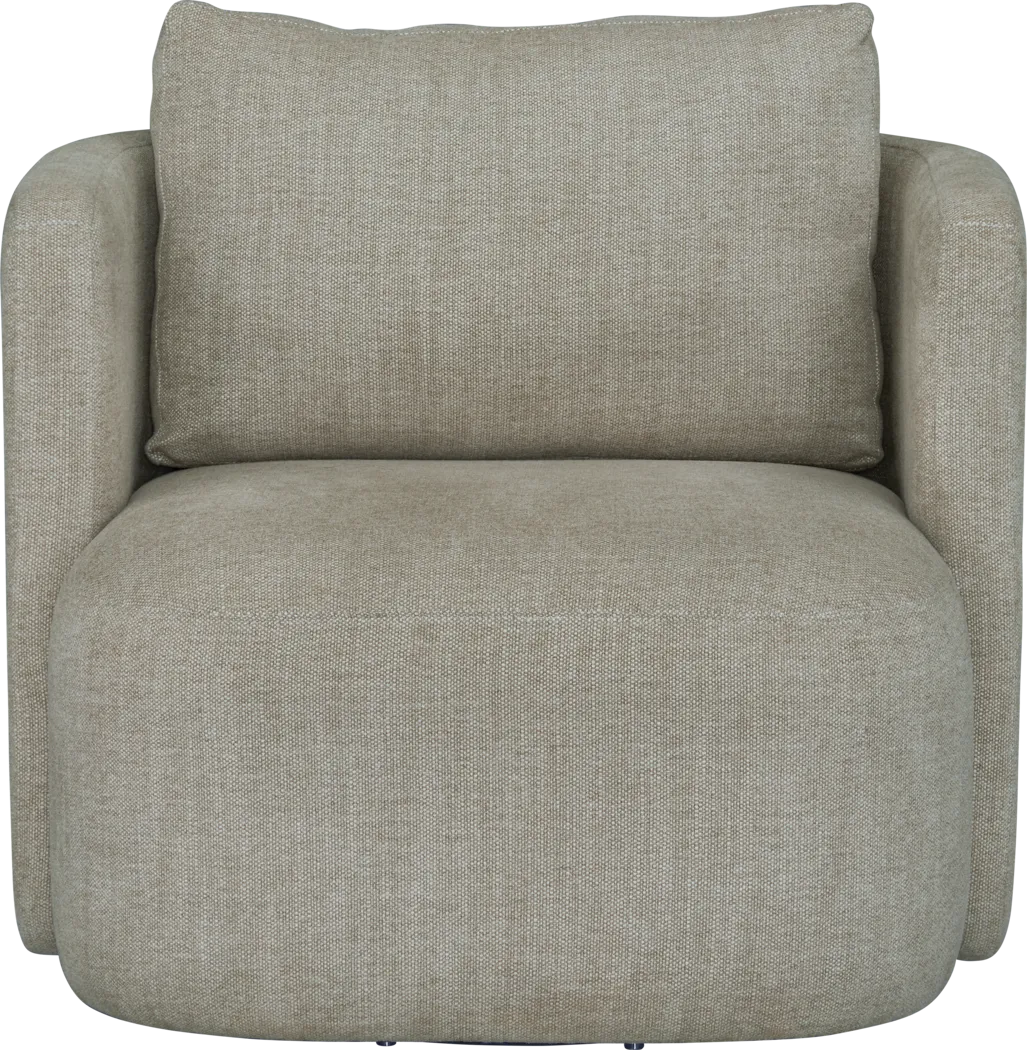 Penelope Ivory Swivel Chair - Thumbnail - Image 2