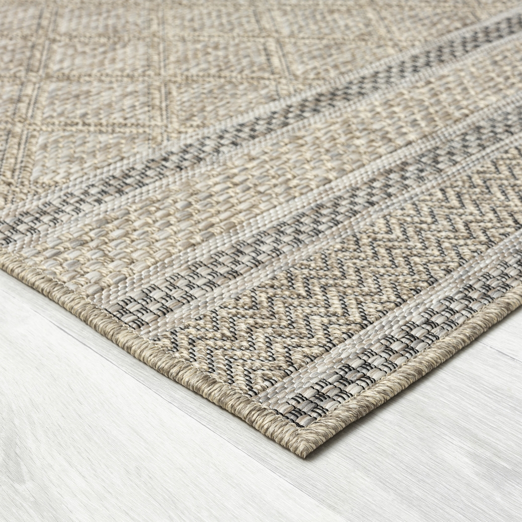 Penmont Tan 5' x 7' Indoor/Outdoor Rug - Thumbnail - Image 4