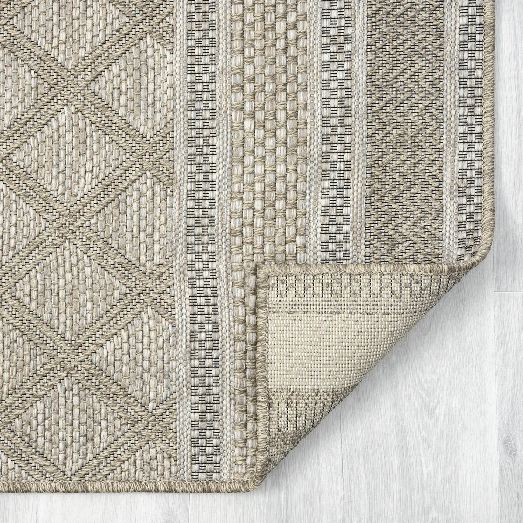 Penmont Tan 5' x 7' Indoor/Outdoor Rug - Image 7