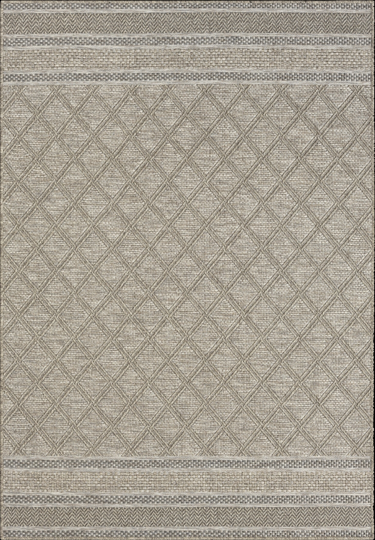 Penmont Tan 5' x 7' Indoor/Outdoor Rug - Thumbnail - Image 1