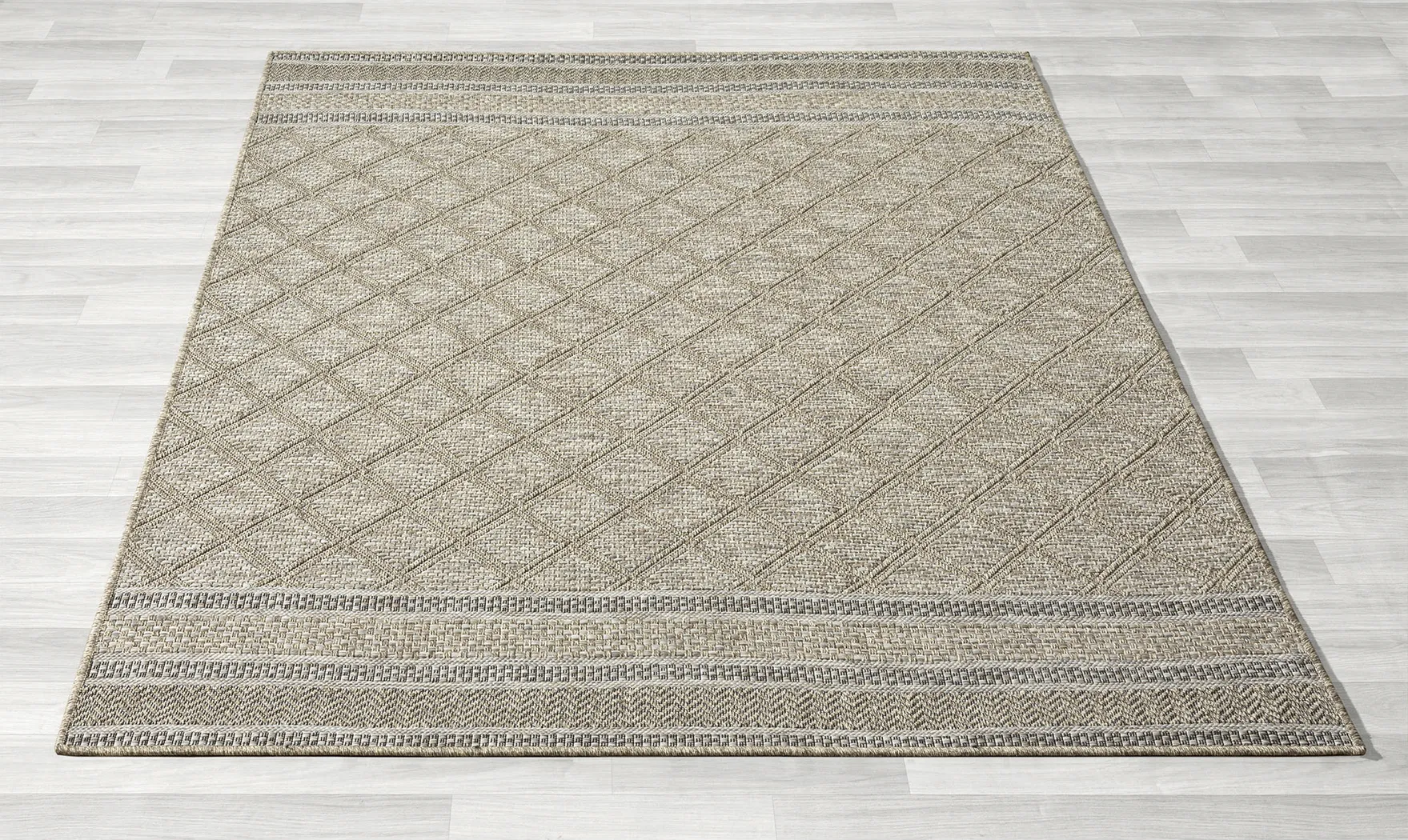 Penmont Tan 7'10 x 9'6 Indoor/Outdoor Rug - Thumbnail - Image 3