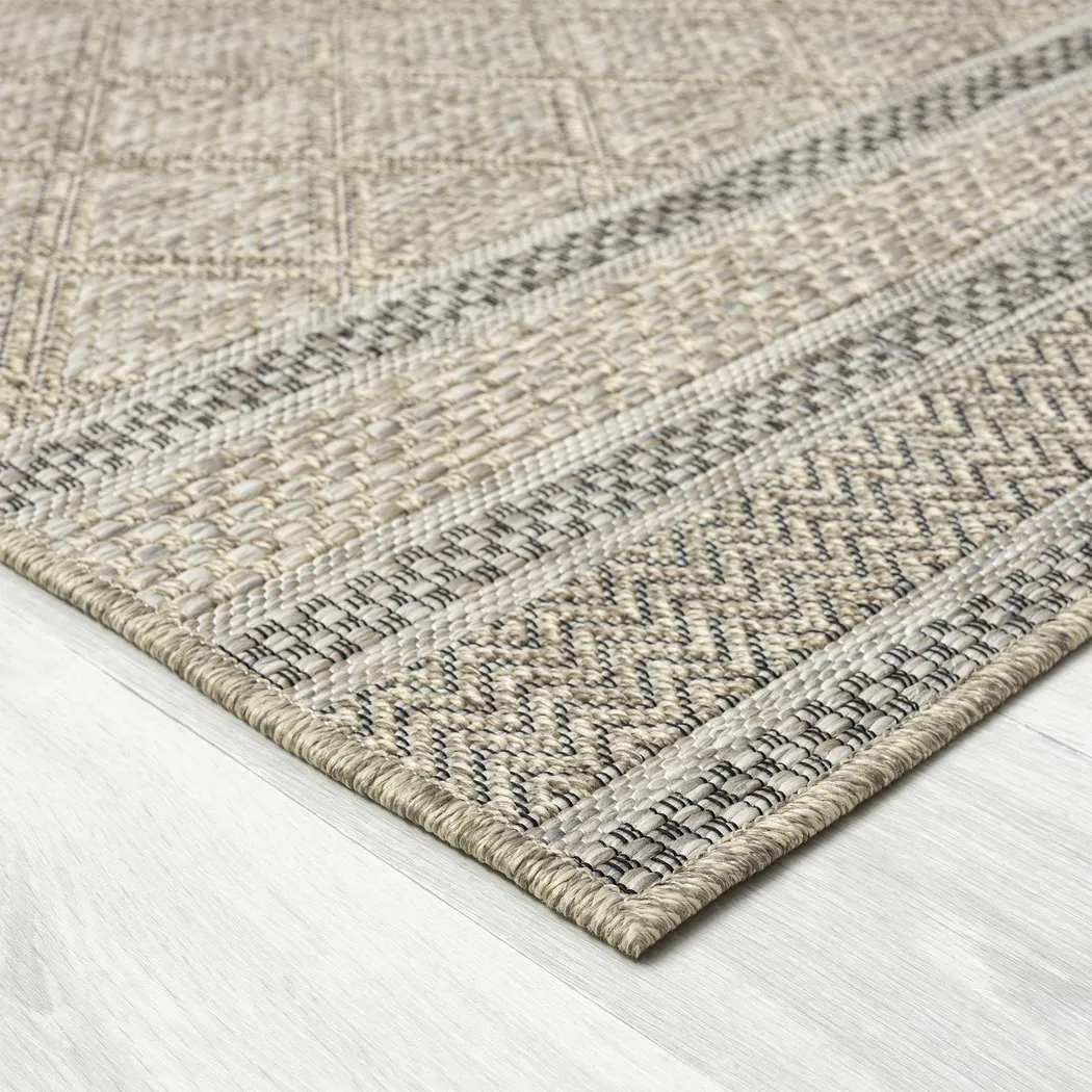 Penmont Tan 7'10 x 9'6 Indoor/Outdoor Rug - Thumbnail - Image 4