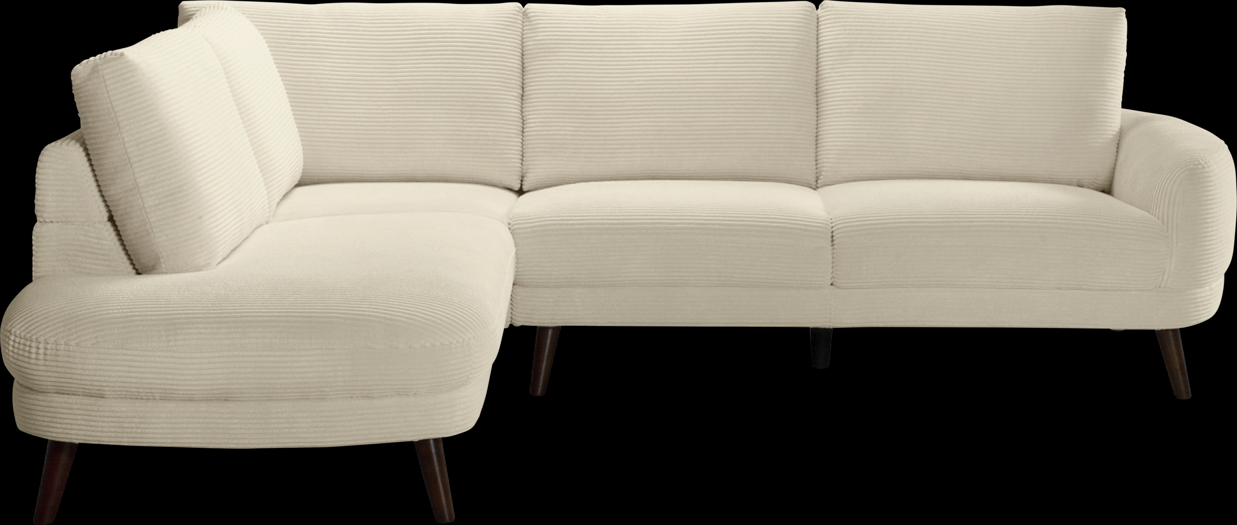 Penn Station Cream 2 Pc Sectional - Thumbnail - Image 3