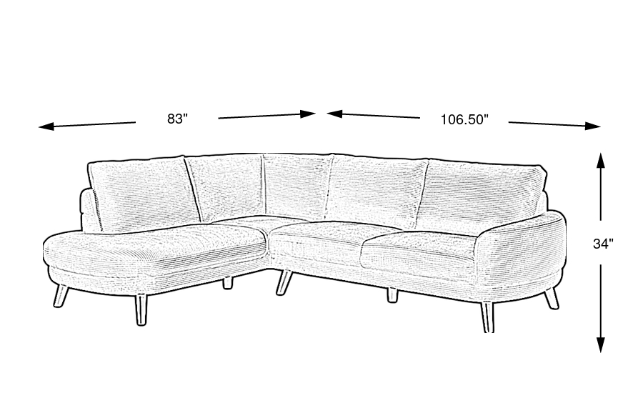 Dimension Image. Please refer to the Dimension Tab on this page for dimension details.