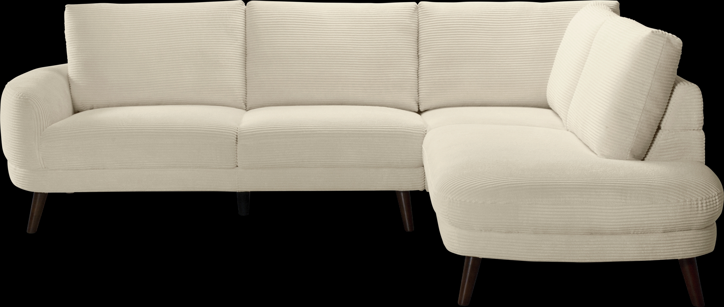 Penn Station Cream 2 Pc Sectional - Thumbnail - Image 3