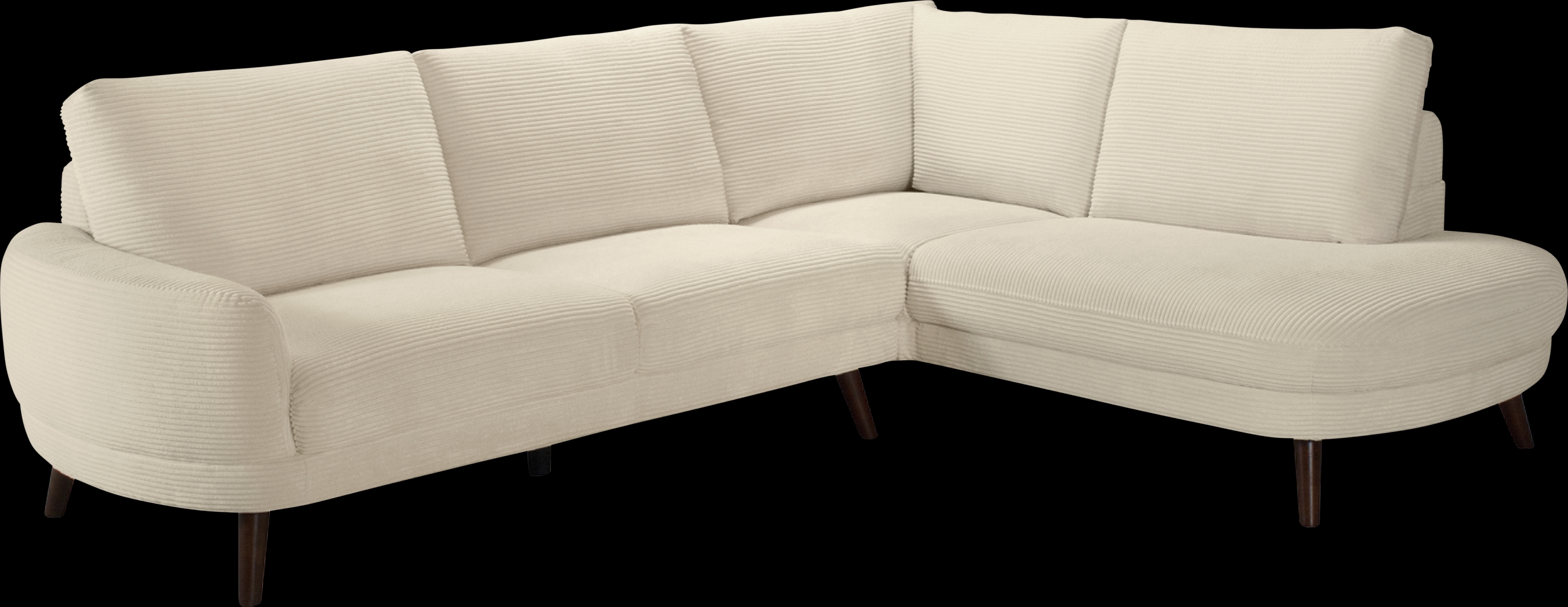 Penn Station Cream 2 Pc Sectional - Thumbnail - Image 1