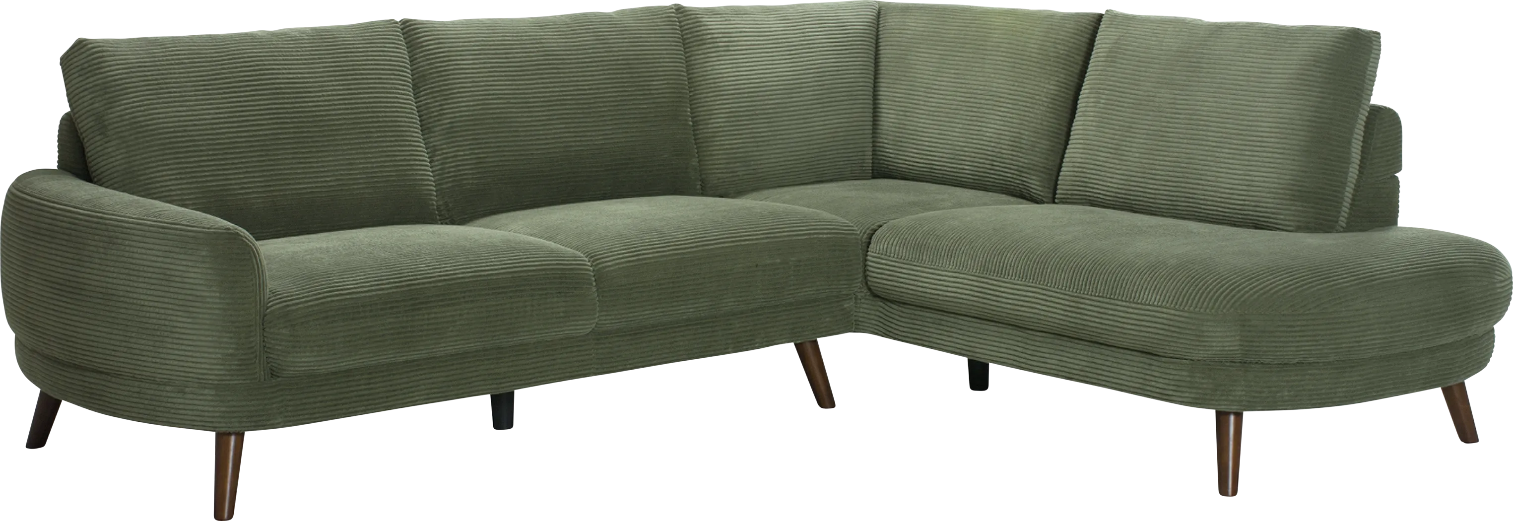 Penn Station Green 2 Pc Sectional - Thumbnail - Image 1
