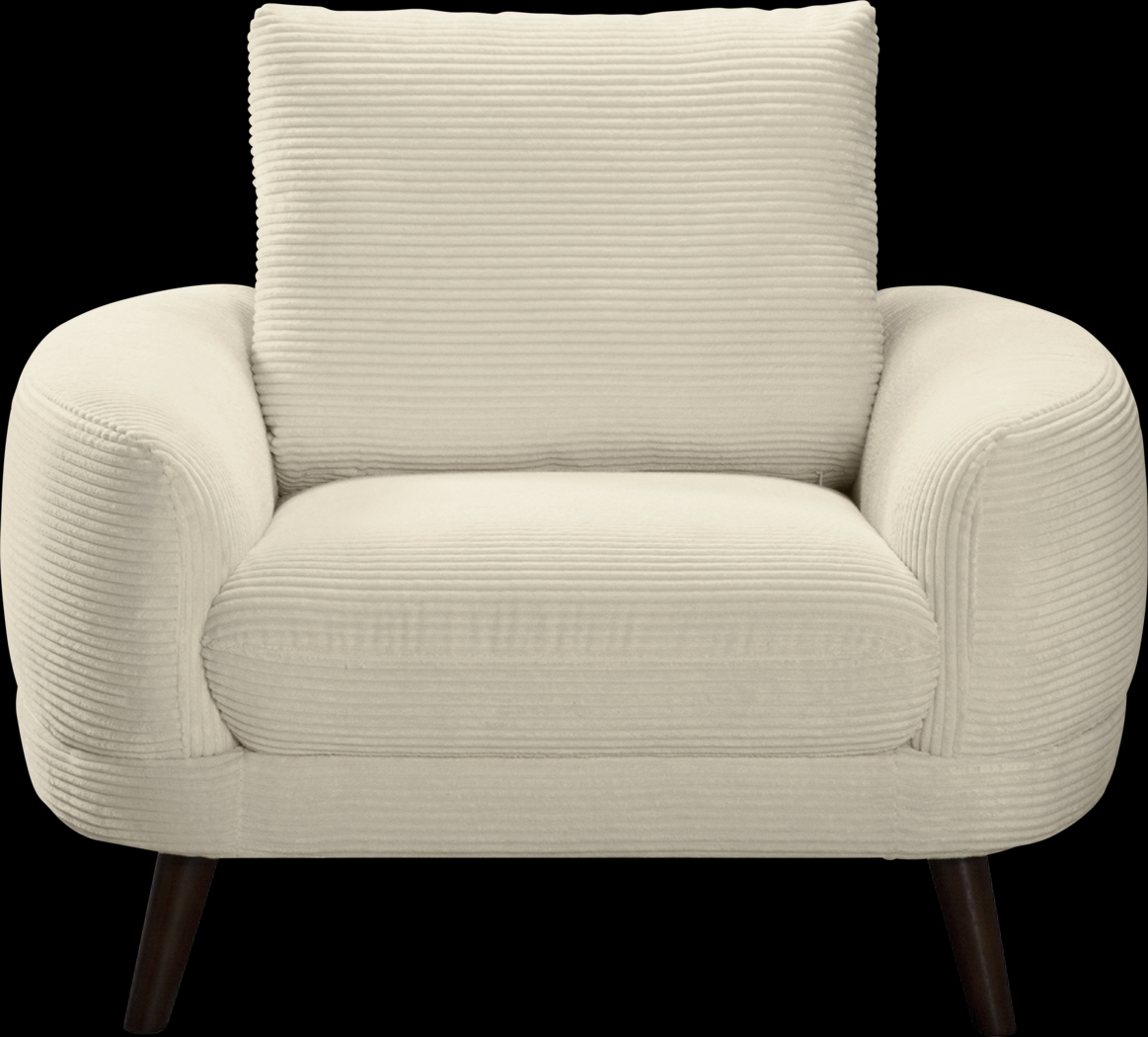 Penn Station Cream Chair - Thumbnail - Image 2