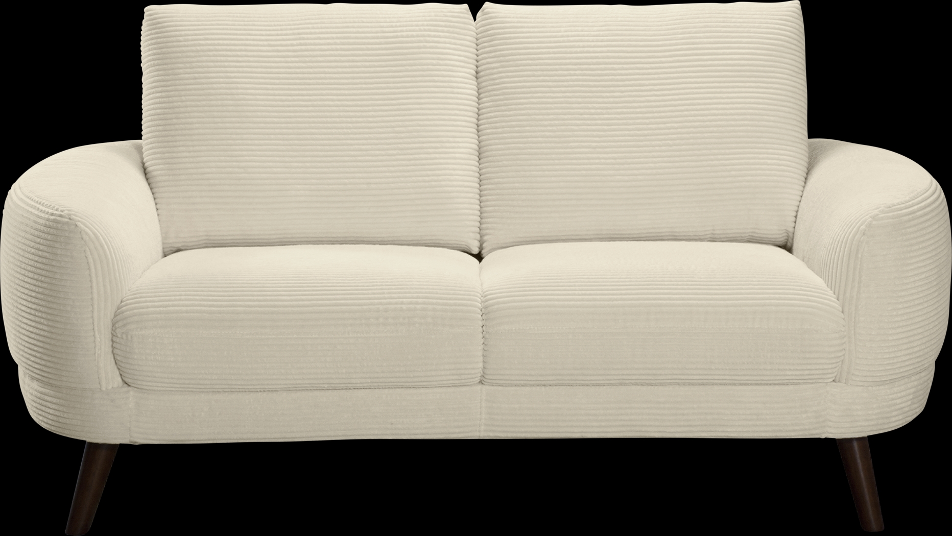 Penn Station Cream Loveseat - Thumbnail - Image 1