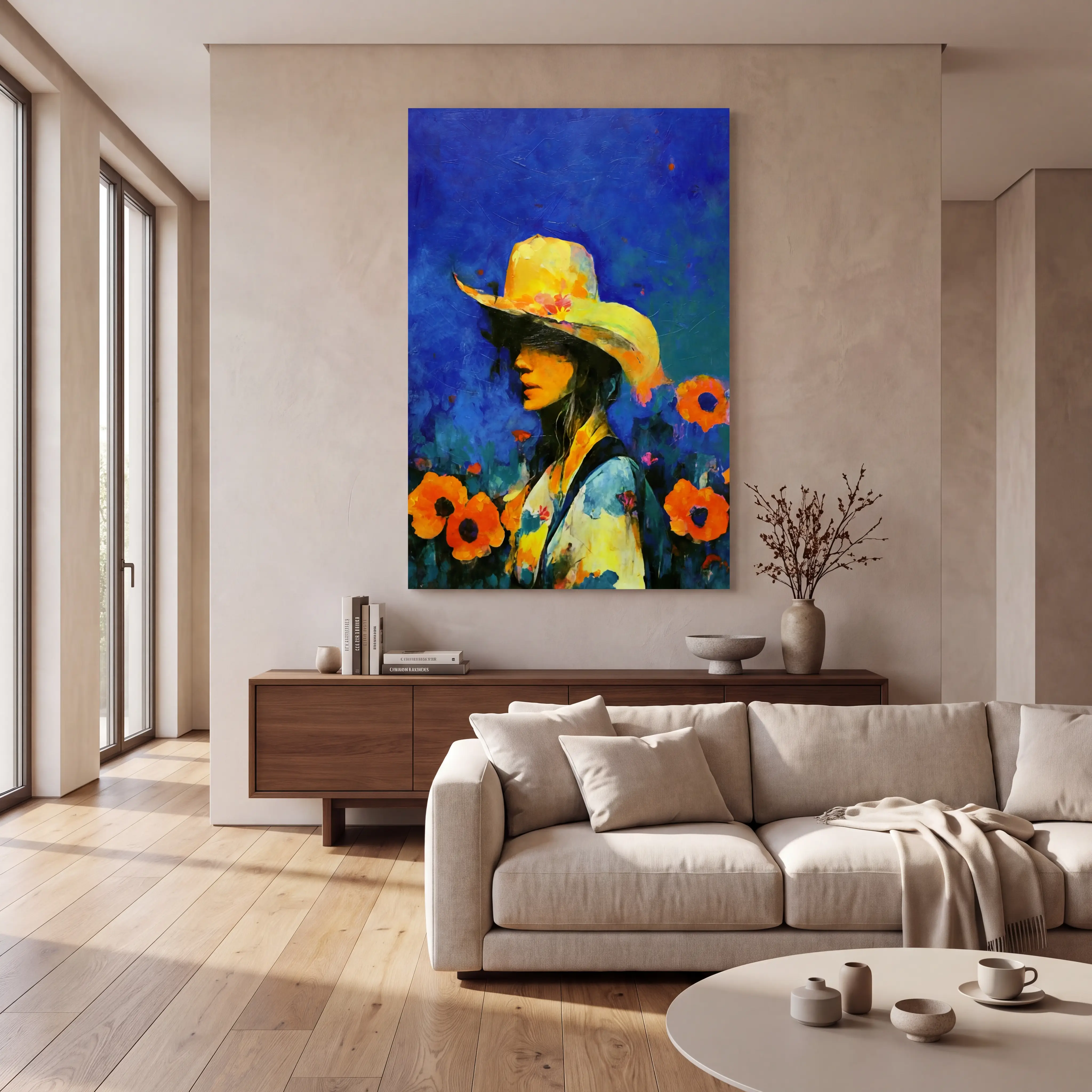 Pennacook II Blue Artwork - Thumbnail - Image 3