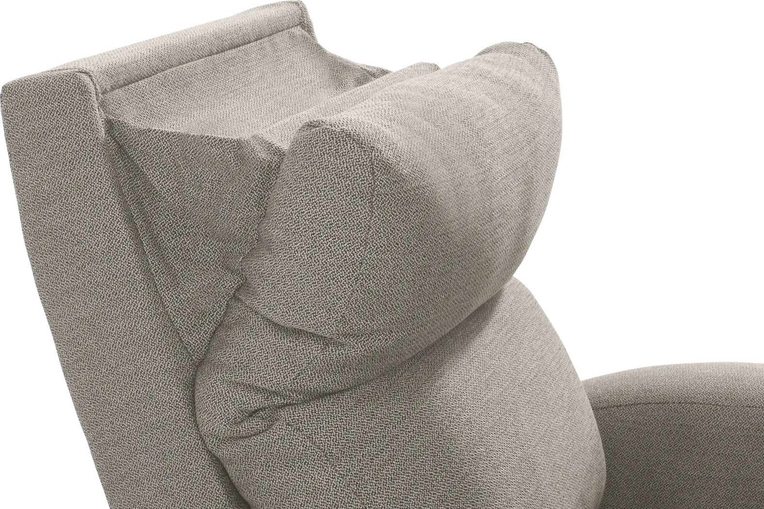 Pennhurst Light Gray Triple Power Recliner - Image 5