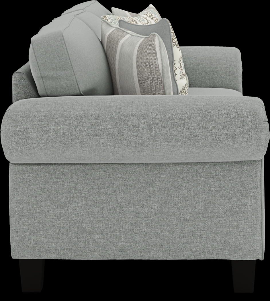 Pennington Blue 7 Pc Living Room with Sleeper Sofa - Thumbnail - Image 6