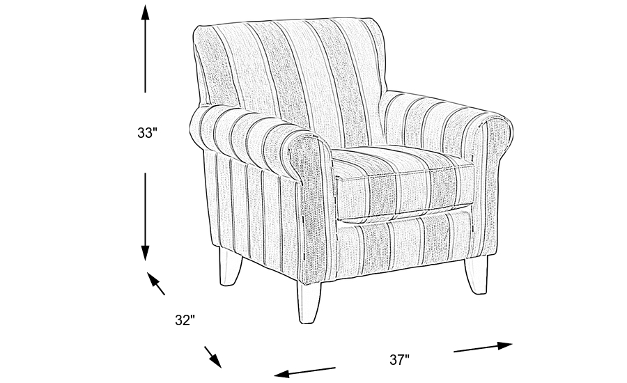 Dimension Image. Please refer to the Dimension Tab on this page for dimension details.