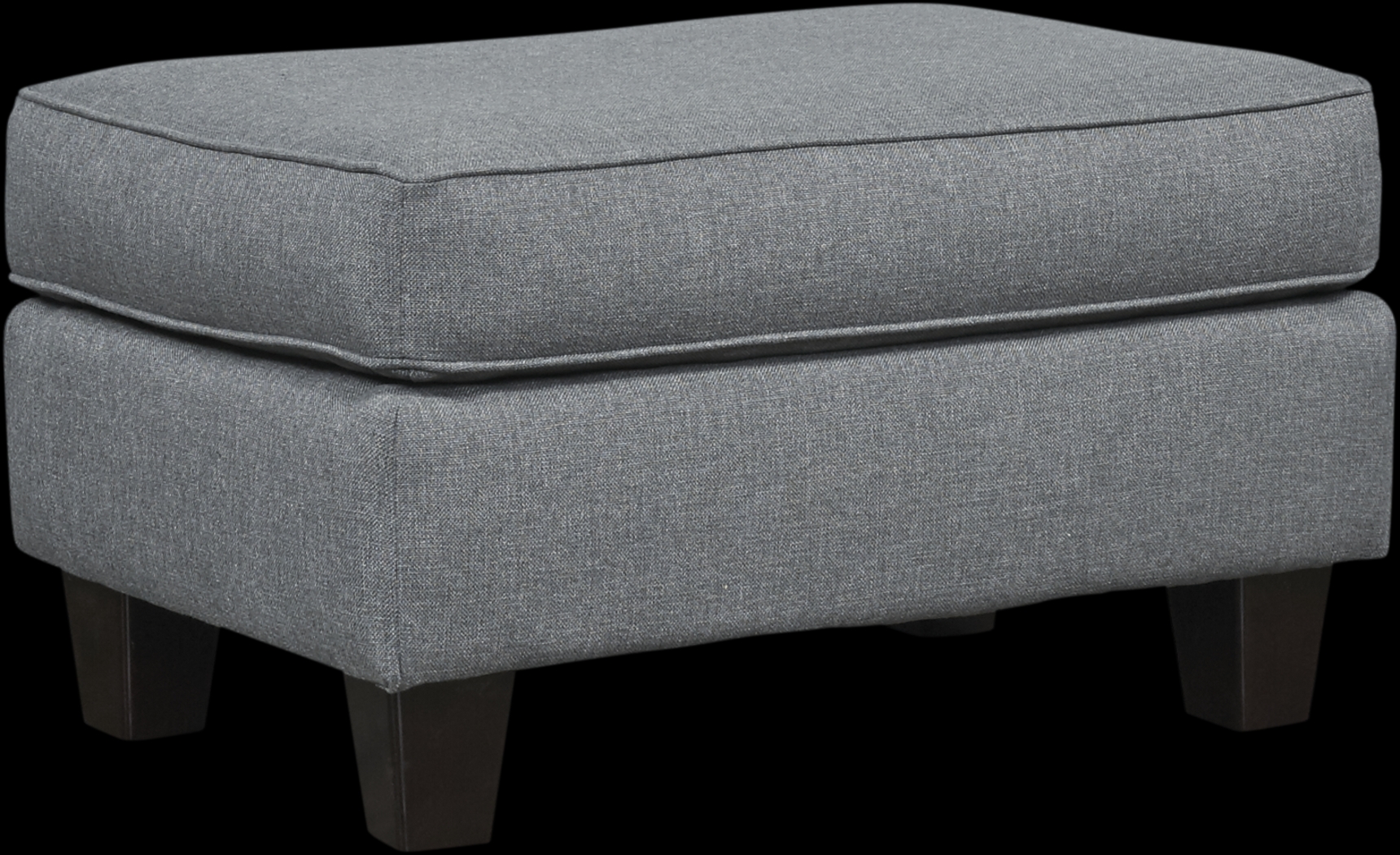 Pennington Gray Ottoman - Thumbnail - Image 1