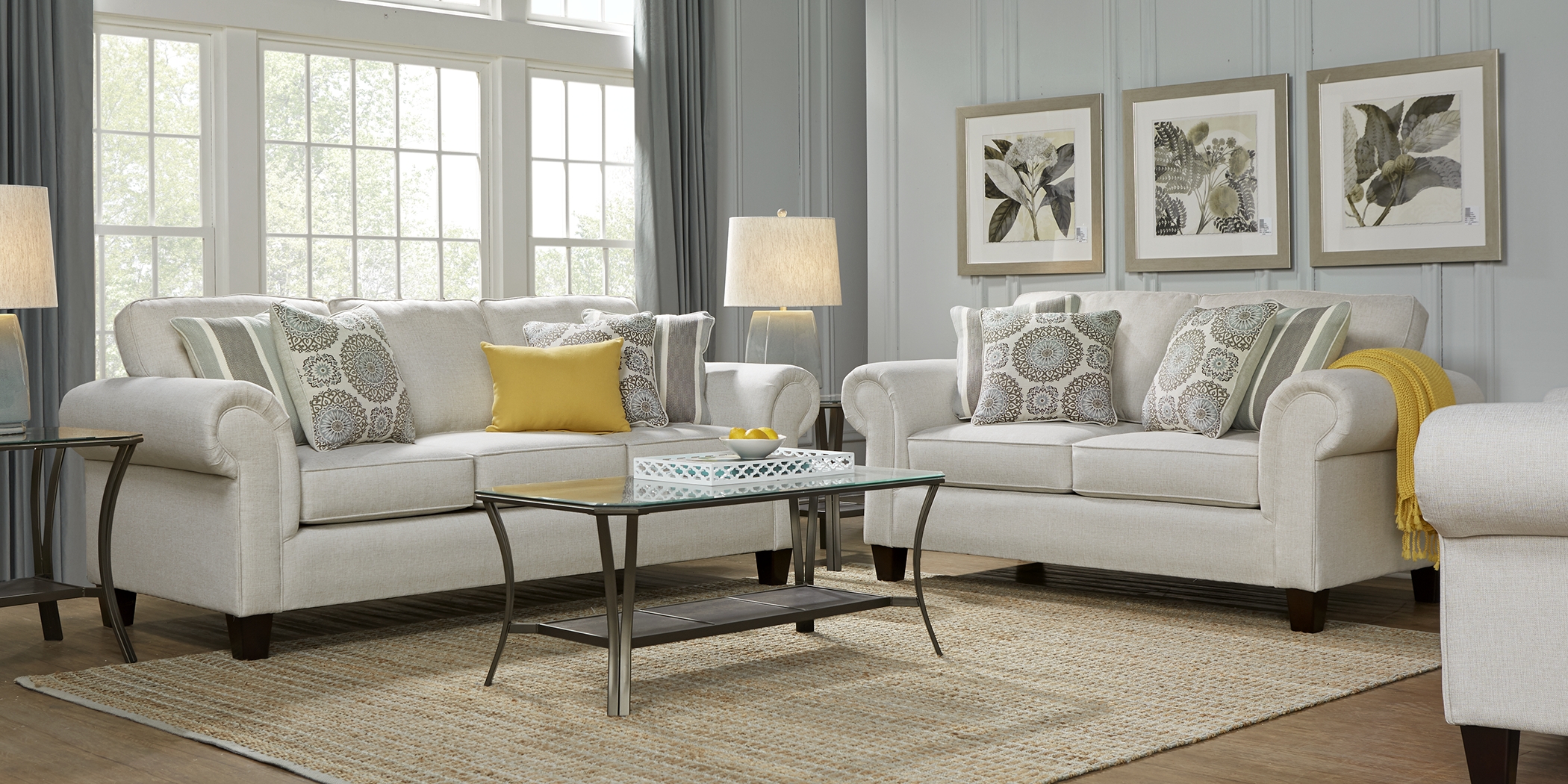 Pennington Sand 3 Pc Living Room - Thumbnail - Image 1