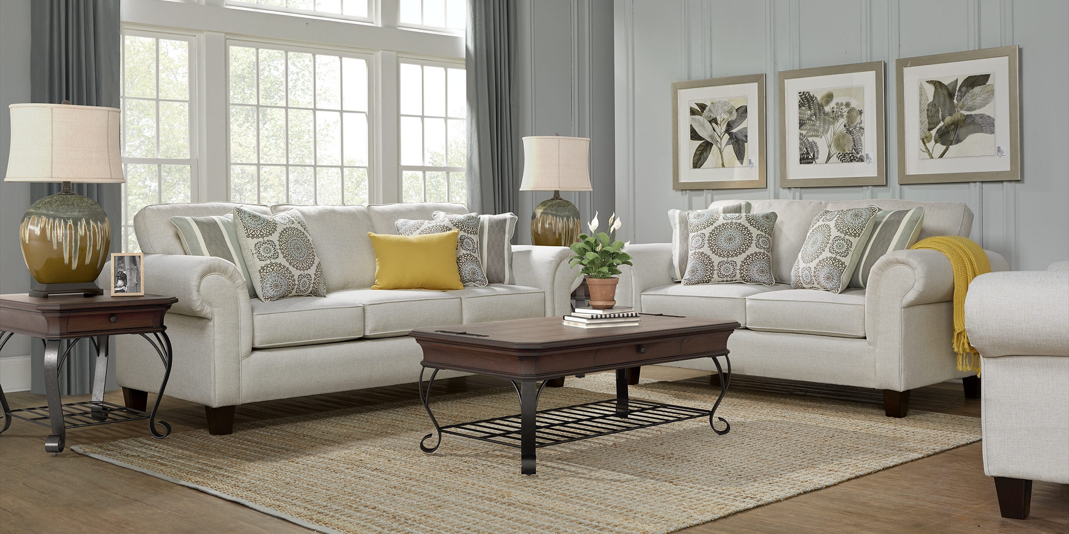 Pennington Sand 5 Pc Living Room - Thumbnail - Image 1