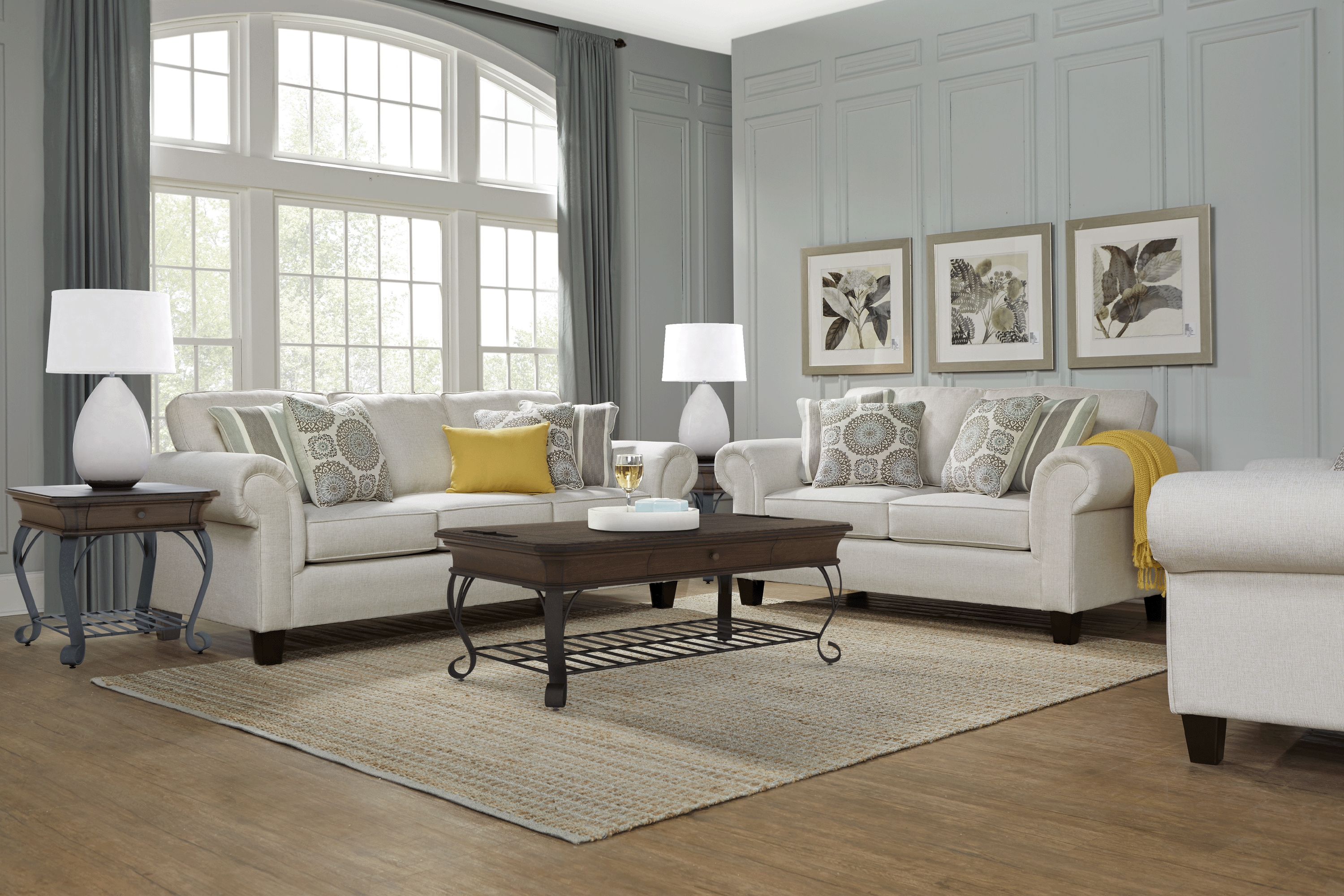 Pennington Sand 8 Pc Living Room - Thumbnail - Image 1