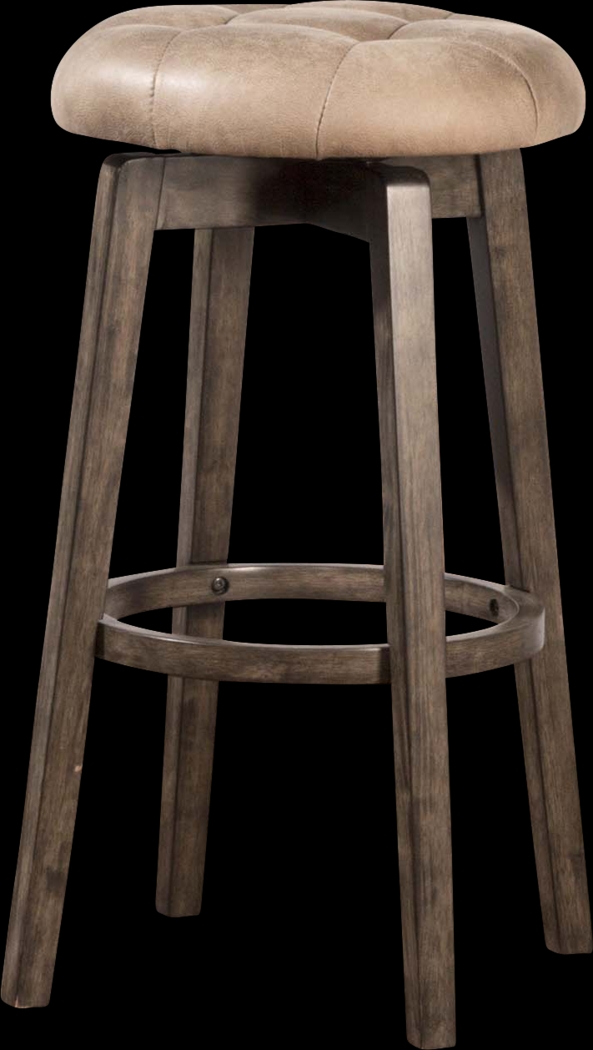 Pennock Gray Swivel Counter Height Stool - Thumbnail - Image 1