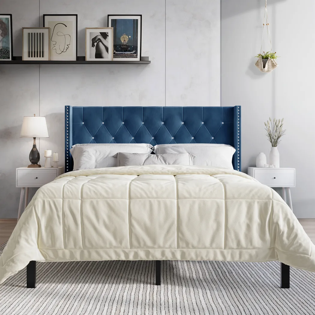 Penroselane Blue Queen with 2 Nightstands - Thumbnail - Image 2