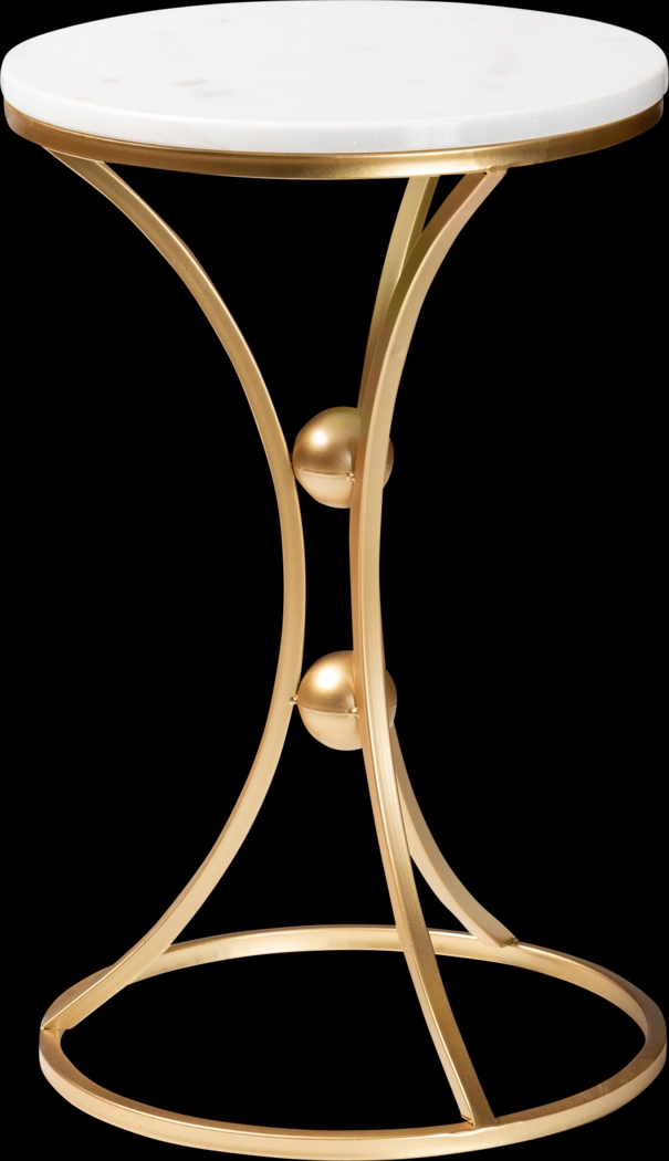 Penticton White End Table - Thumbnail - Image 1