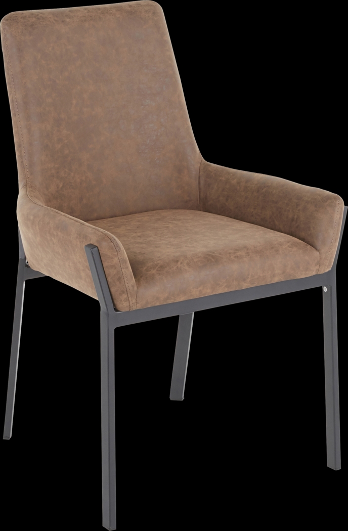 Pentland Brown Side Chair, Set of 2 - Thumbnail - Image 2