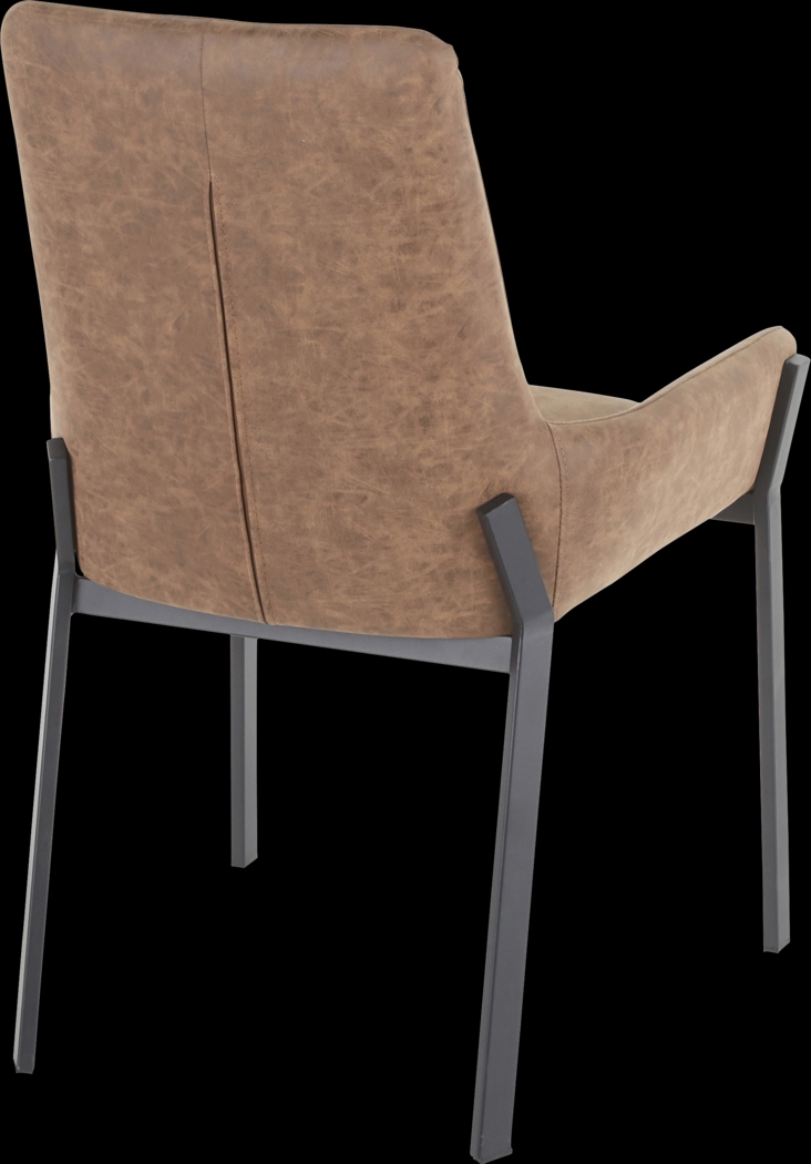 Pentland Brown Side Chair, Set of 2 - Thumbnail - Image 4