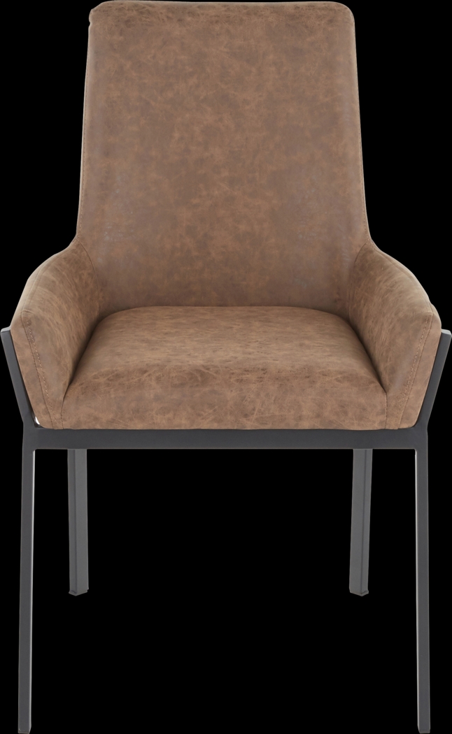 Pentland Brown Side Chair, Set of 2 - Thumbnail - Image 6