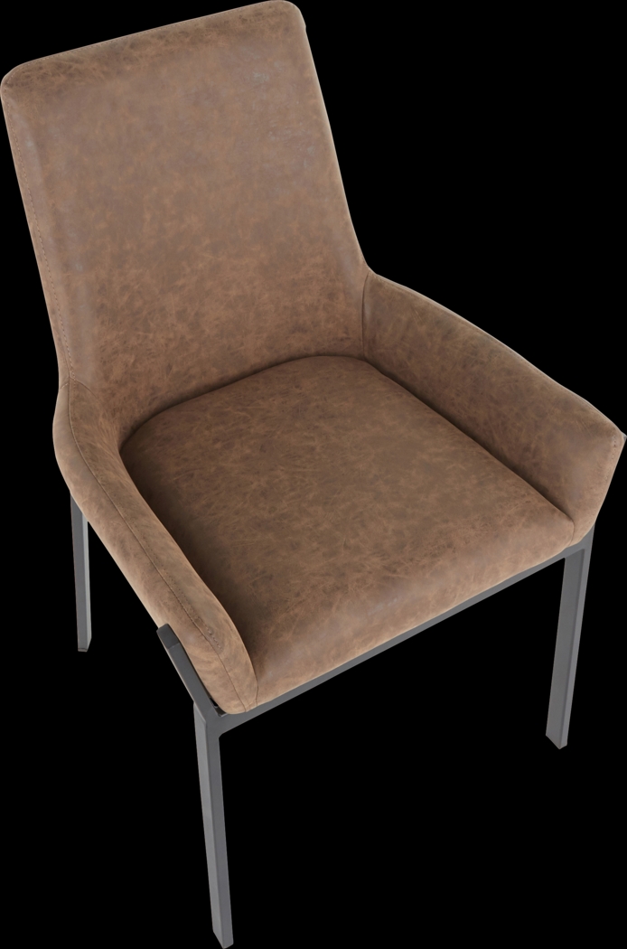 Pentland Brown Side Chair, Set of 2 - Thumbnail - Image 7